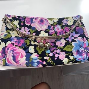 Aldo floral print clutch bag